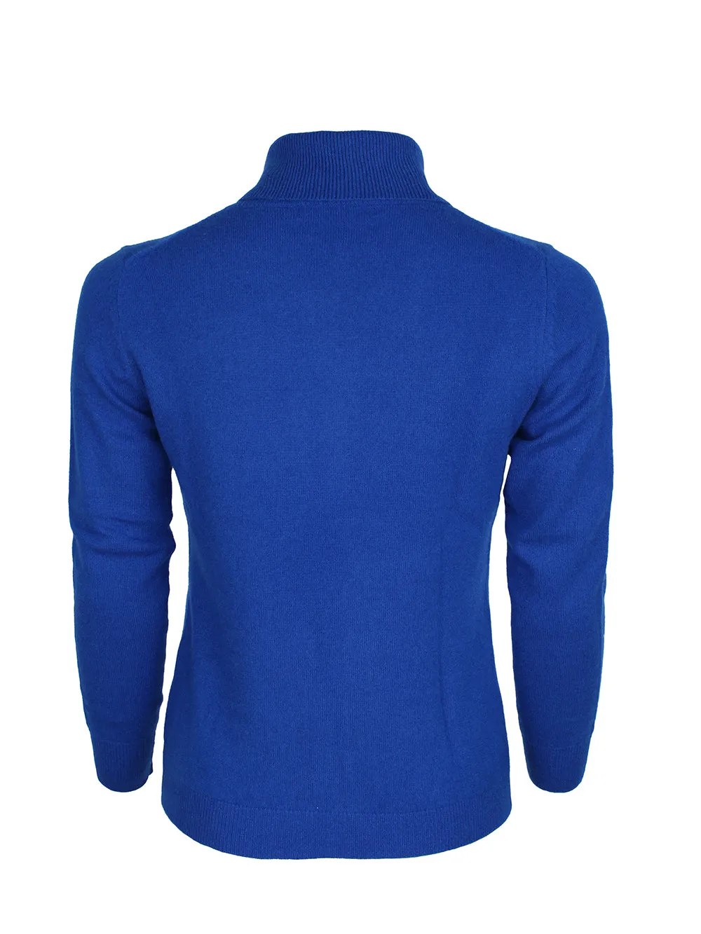 100% Mongolian Cashmere Polo Neck Sweater