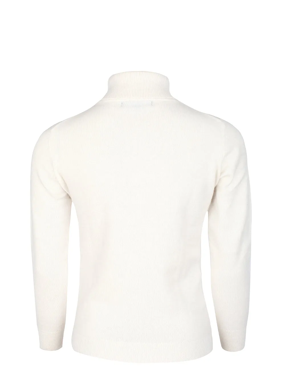 100% Mongolian Cashmere Polo Neck Sweater