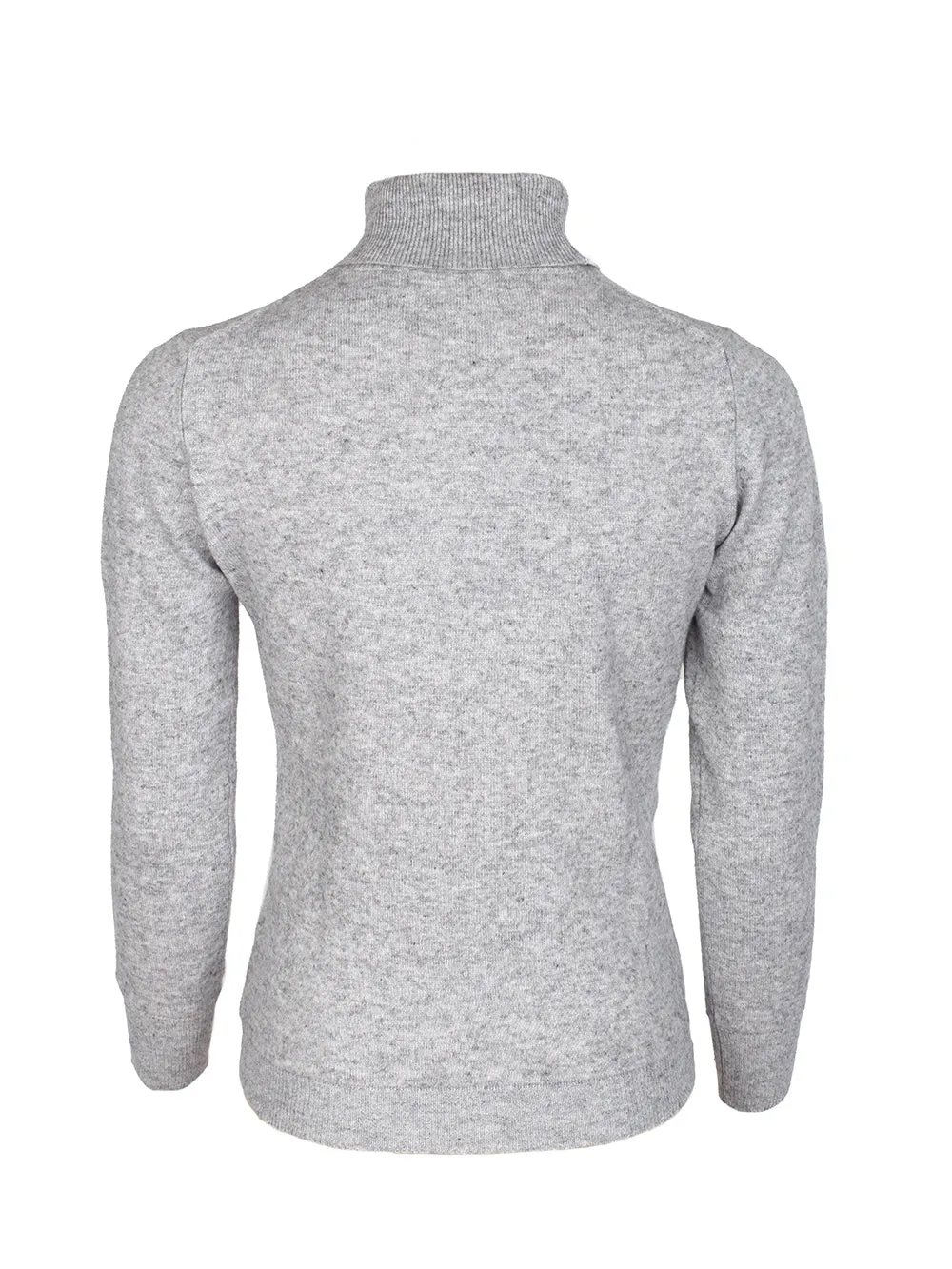 100% Mongolian Cashmere Polo Neck Sweater