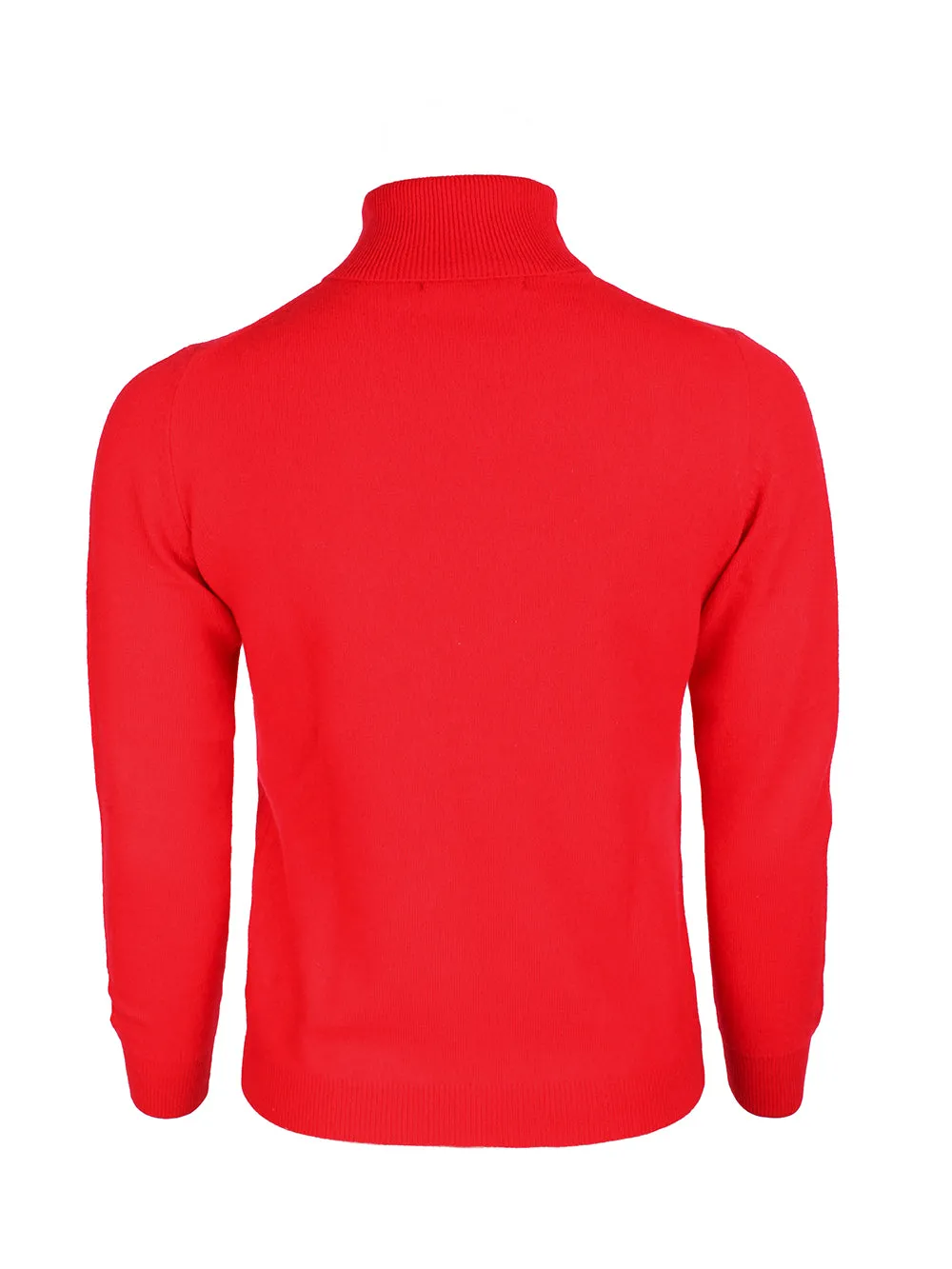 100% Mongolian Cashmere Polo Neck Sweater