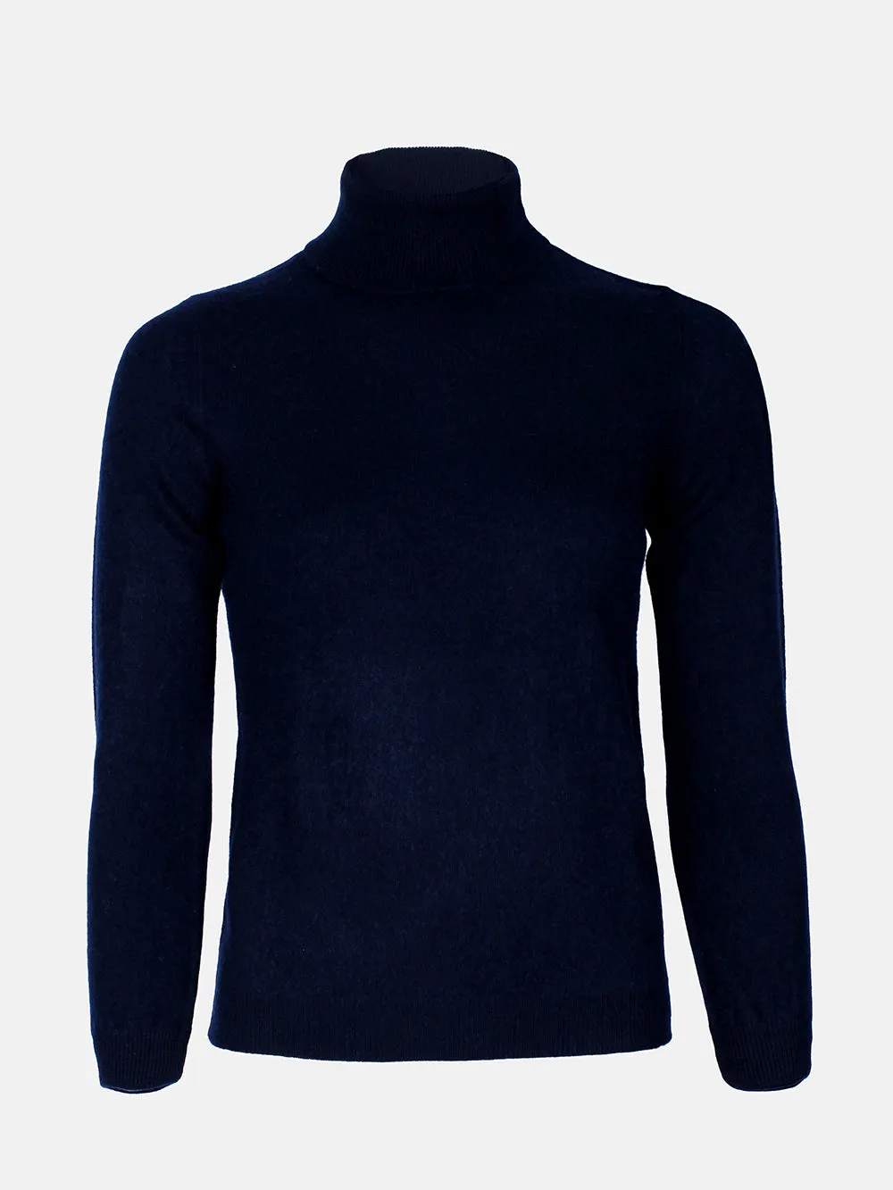 100% Mongolian Cashmere Polo Neck Sweater