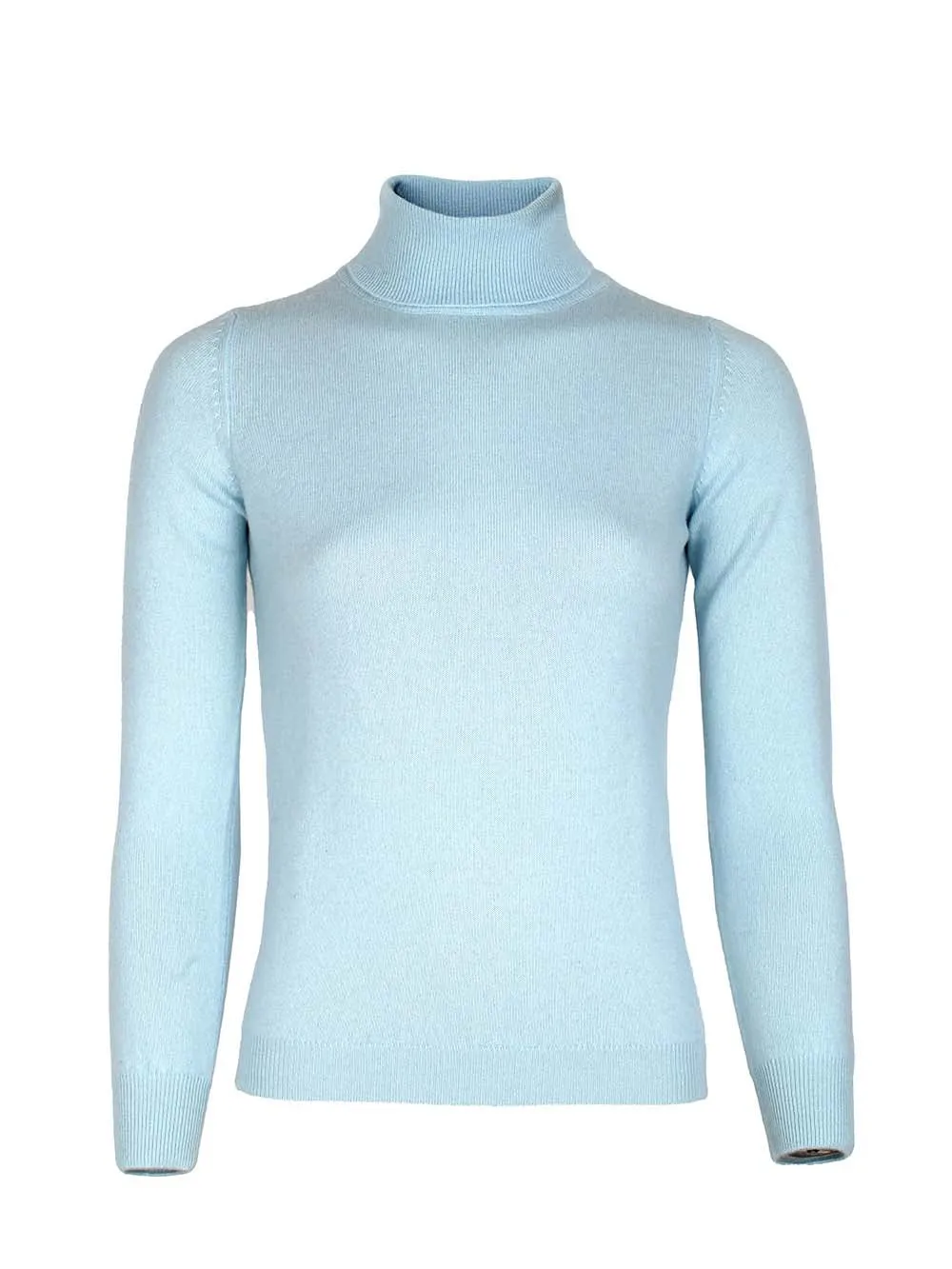 100% Mongolian Cashmere Polo Neck Sweater