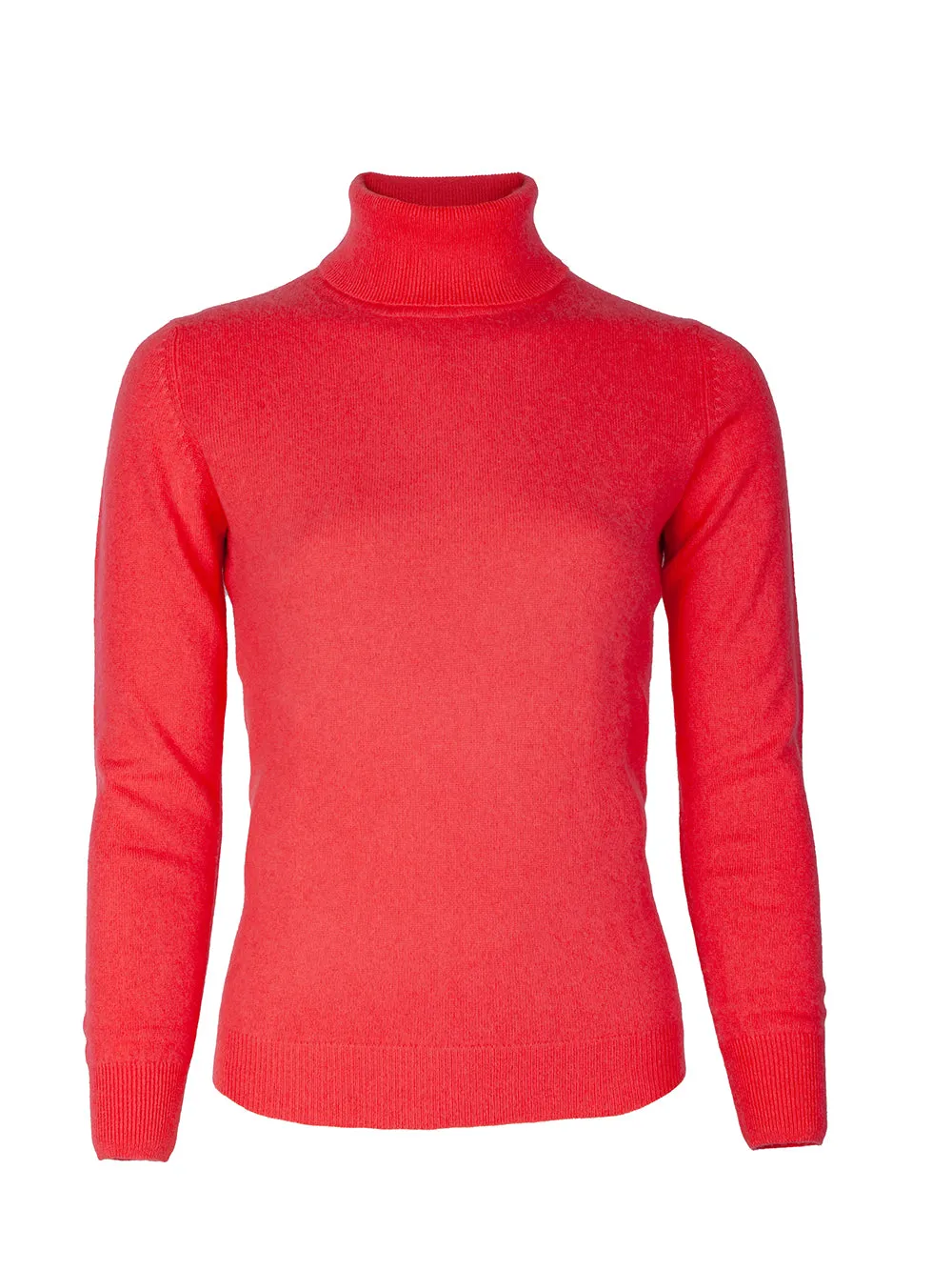 100% Mongolian Cashmere Polo Neck Sweater