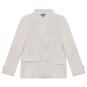 1100-White-STRIPED BLAZER