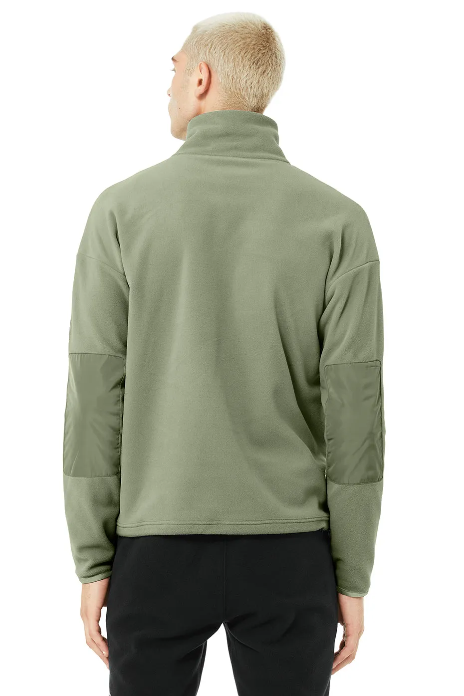 1/2 Zip Mammoth Polar Pullover - Eucalyptus