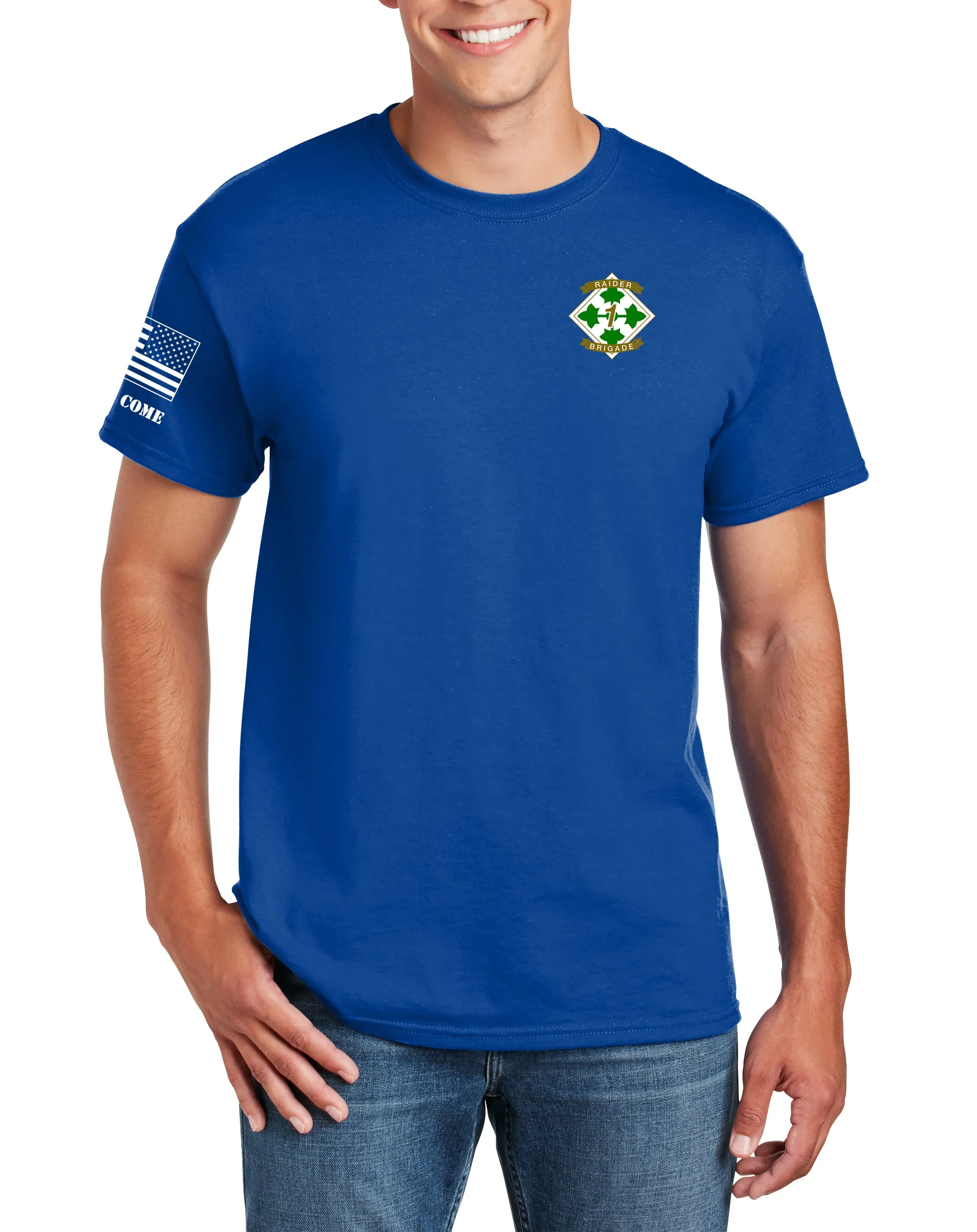 ACFT (Must score 570 or Higher) 50-50 Blend Unisex PT Short Sleeve Shirt. Approved for PT