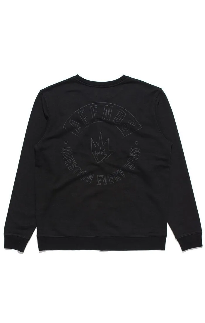 Afends Mens Hollow - Crew Neck Sweat