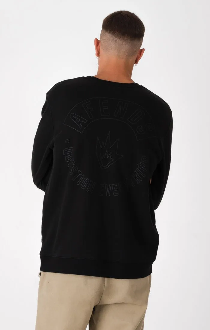 Afends Mens Hollow - Crew Neck Sweat