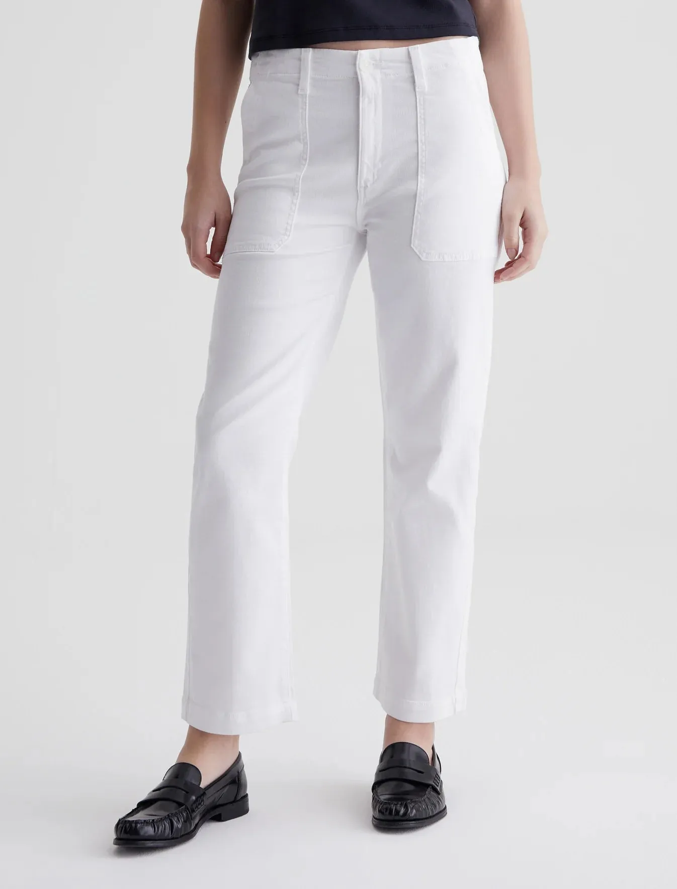 AG Denim Analeigh Jean in Cloud White