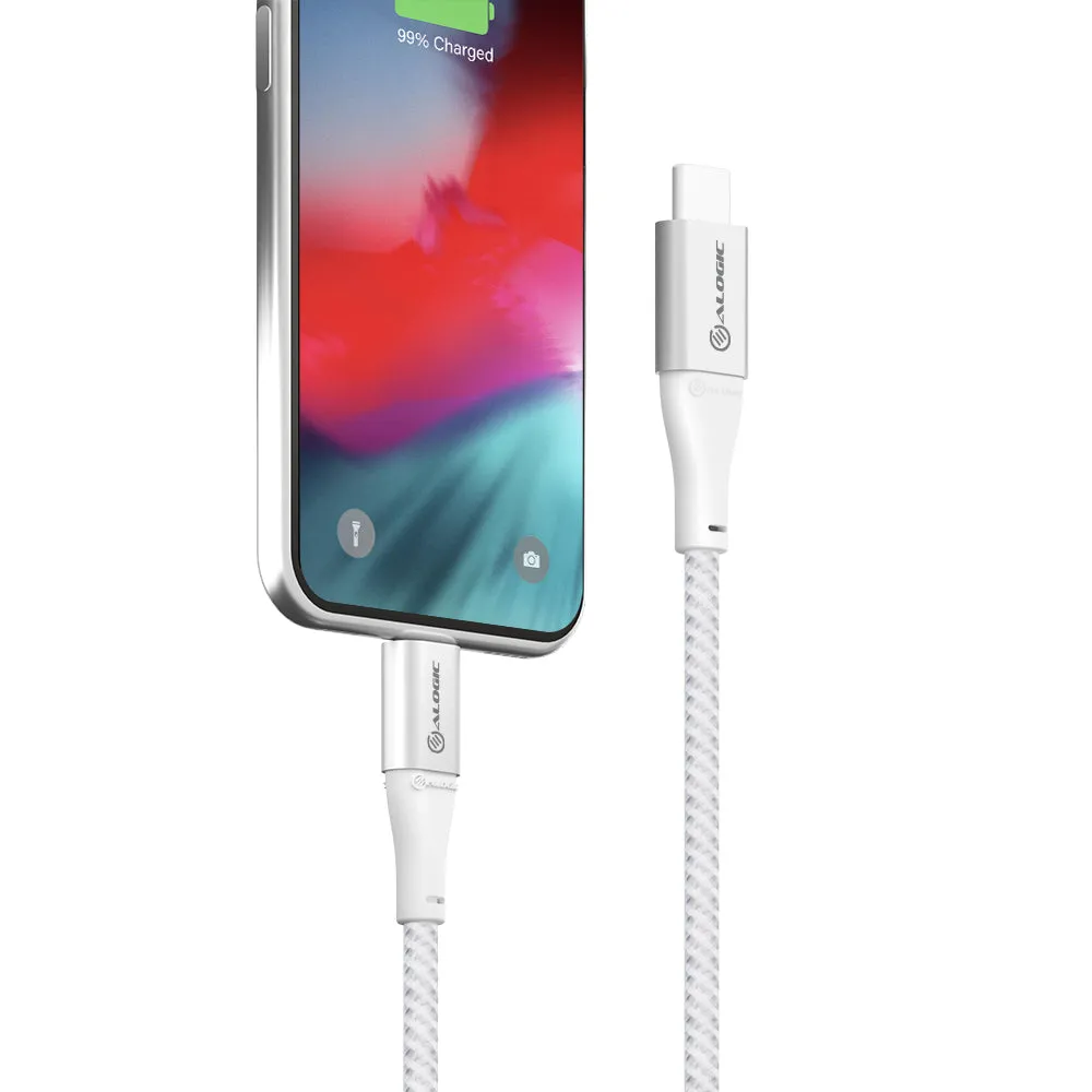 ALOGIC, Super Ultra, USB-C, Lightning Cable, 1.5m , Silver