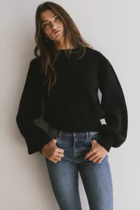 Amber Knit Sweater in Black - FINAL SALE