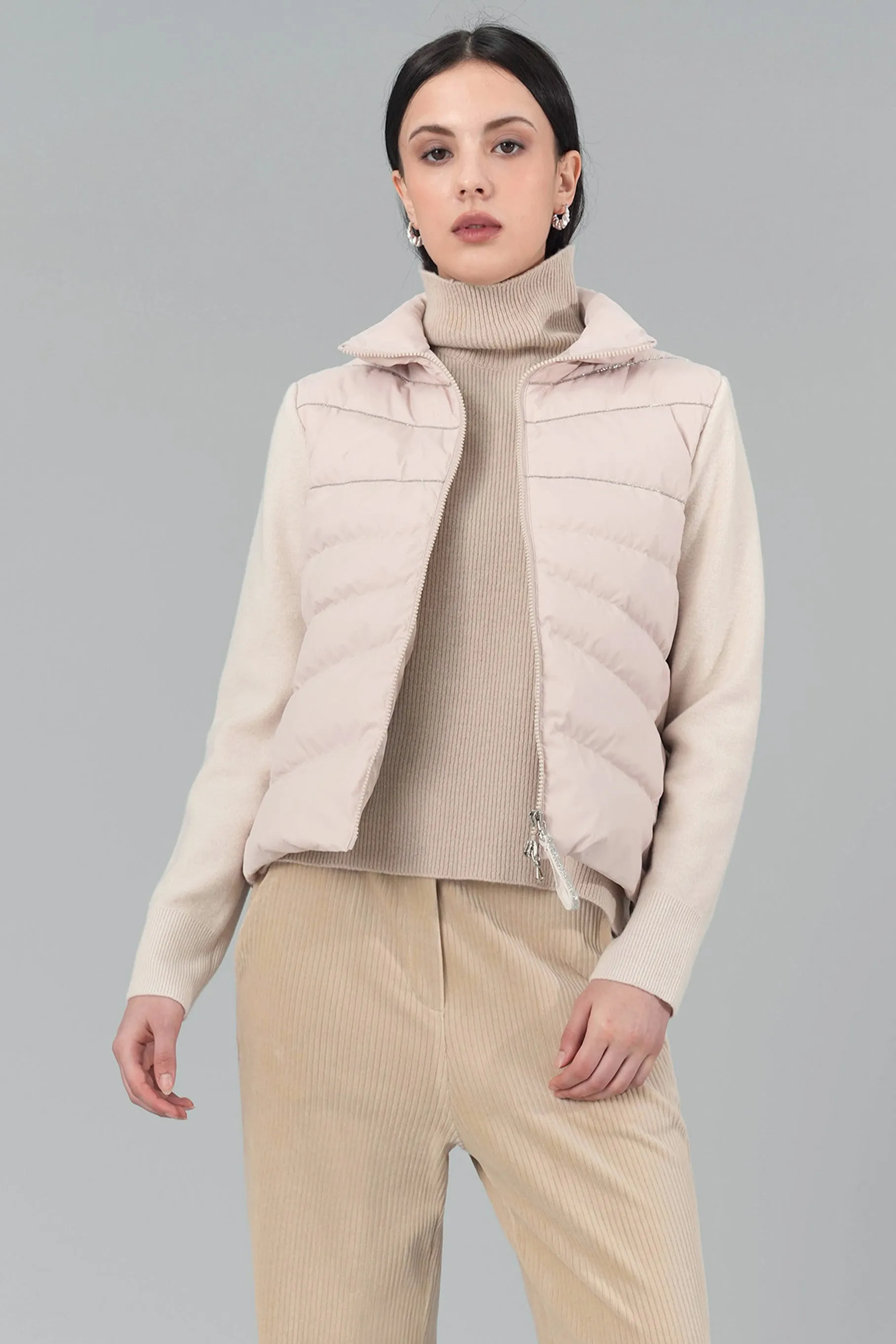 Anais Knit Padded Jacket