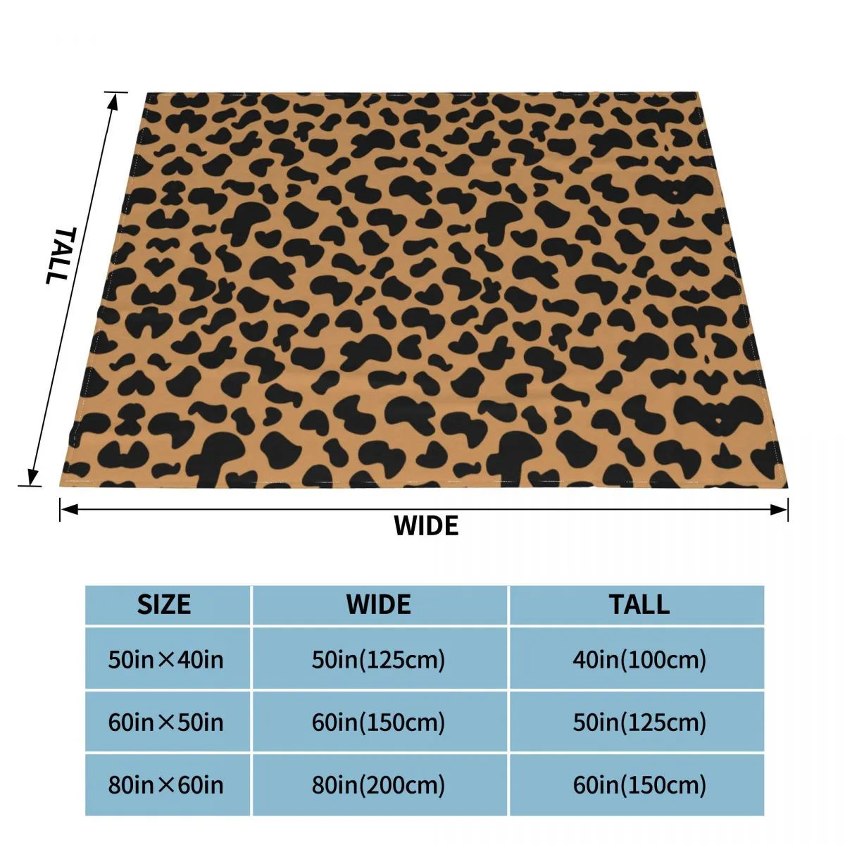 Animal Skin Texture Ultra-Soft Leopard Print Blankets