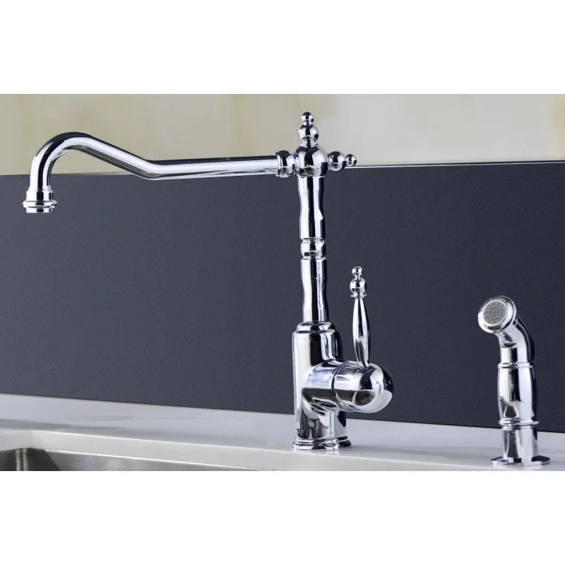 ANZZI MOORE Undermount 32 in. Double Bowl Kitchen Sink with Locke Faucet in Polished Chrome