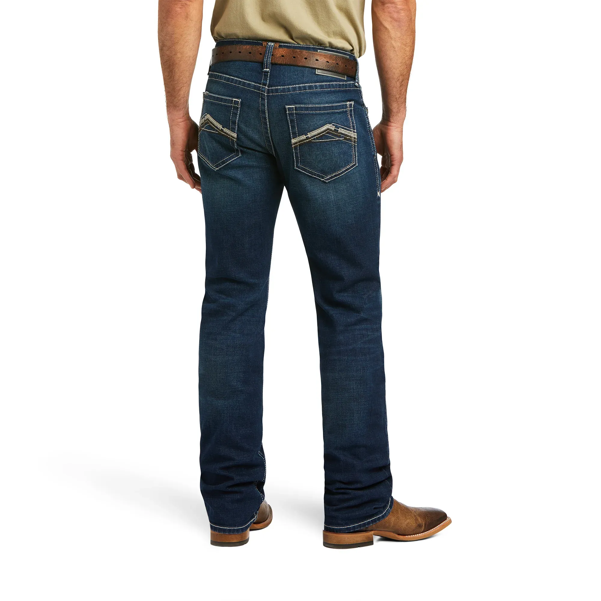 Ariat Men's Straight Stretch Remming Ford Leg Jeans