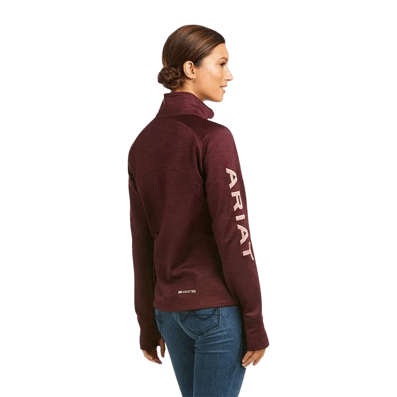 Ariat Women's Windsor Wine Tek Half Zip Sweatshirt