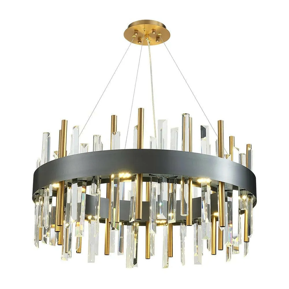 Arrow - Modern Round Crystal Chandelier