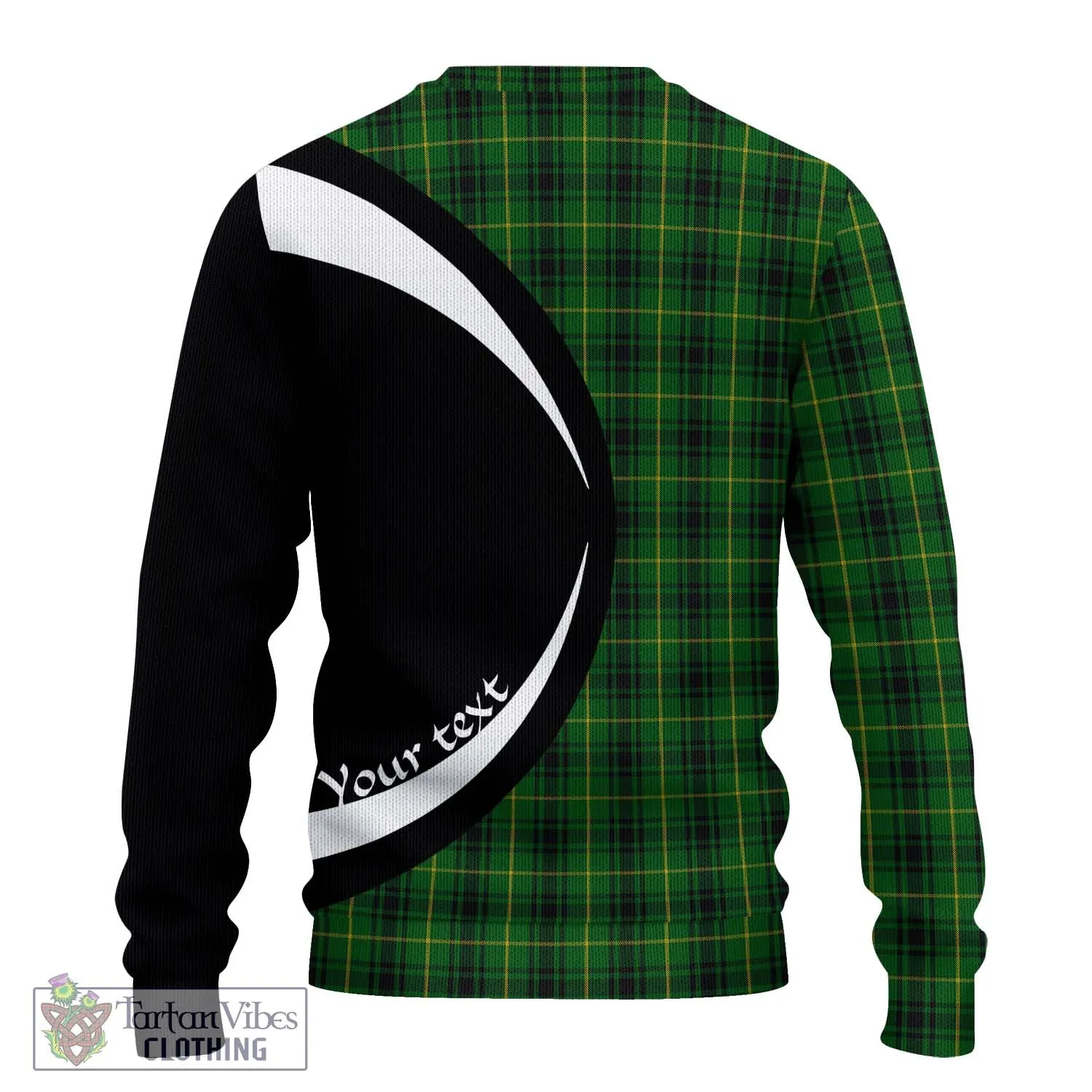 Arthur Tartan Ugly Sweater with Family Crest Circle Style