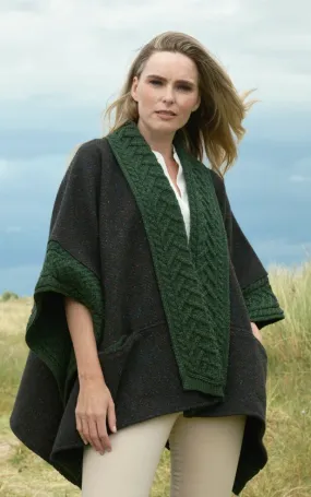 Ashbourne Tweed Cape Poncho