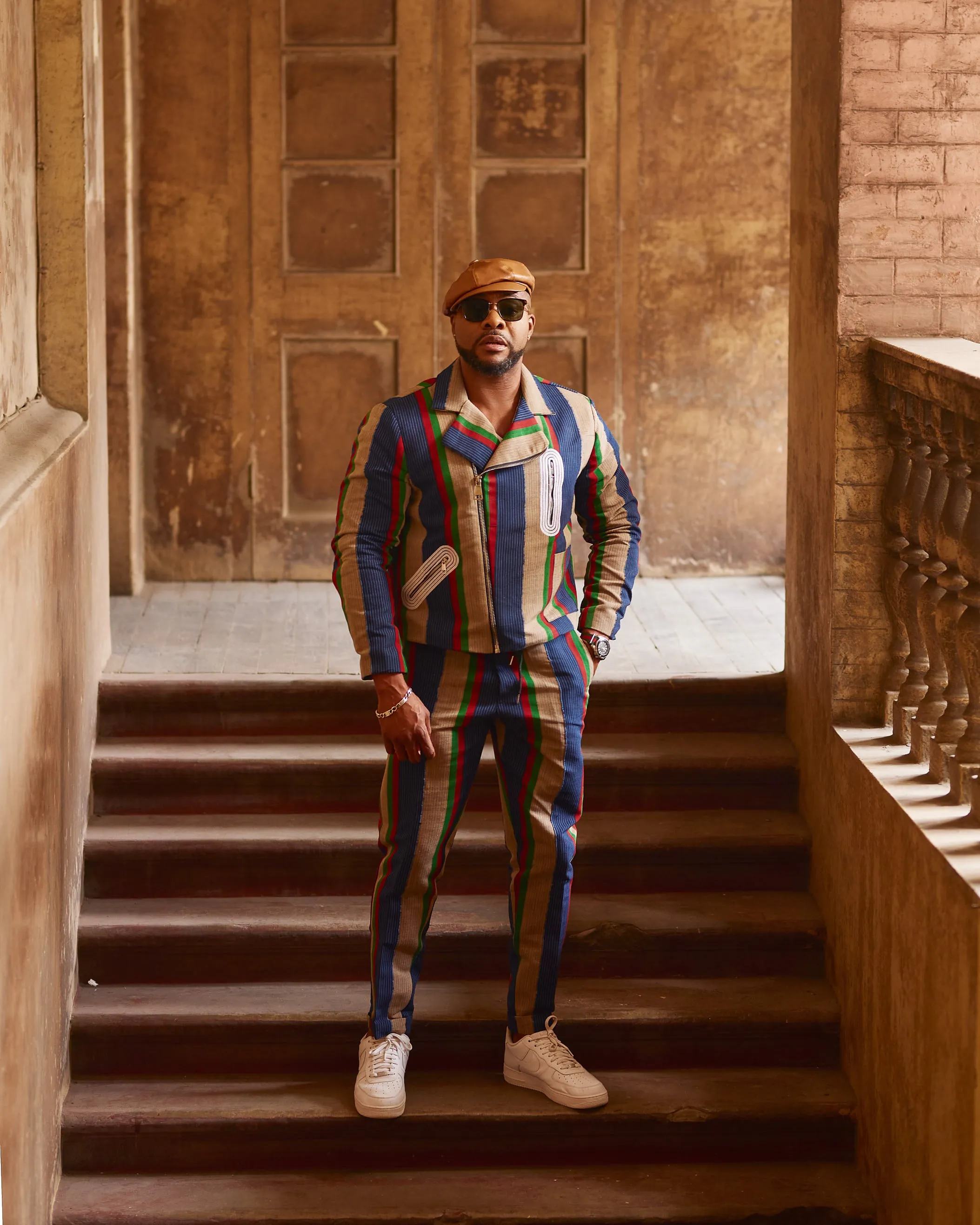 Aso Oke Jacket and Pant Set