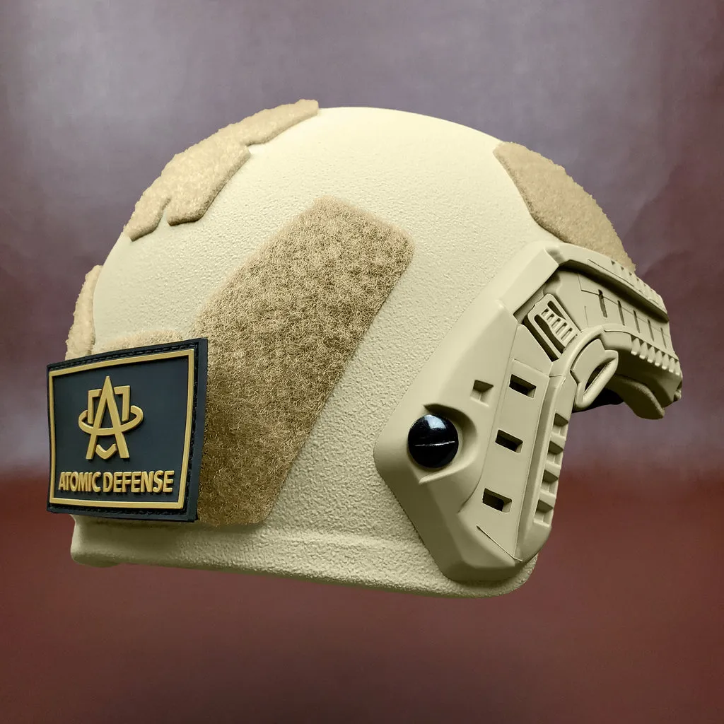 Atomic Defense FAST High-Cut Ballistic Helmet | NIJ Level IIIA  | Tan, Black, Green