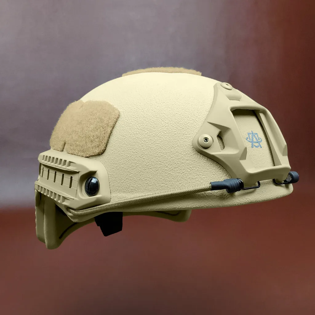 Atomic Defense FAST High-Cut Ballistic Helmet | NIJ Level IIIA  | Tan, Black, Green