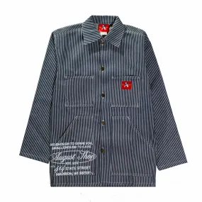 August "Cares" Shop Jacket (Hickory Stripe)