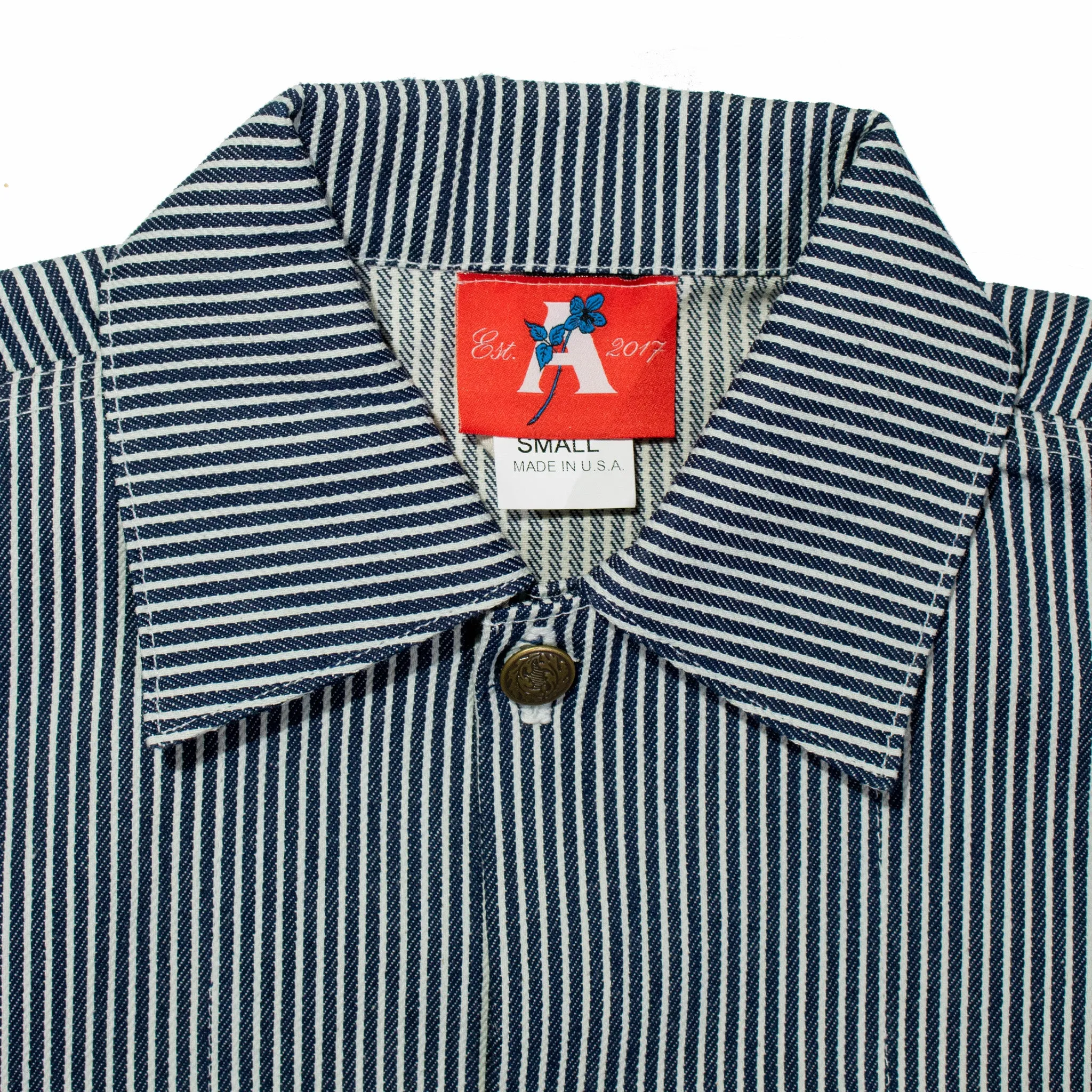 August "Cares" Shop Jacket (Hickory Stripe)