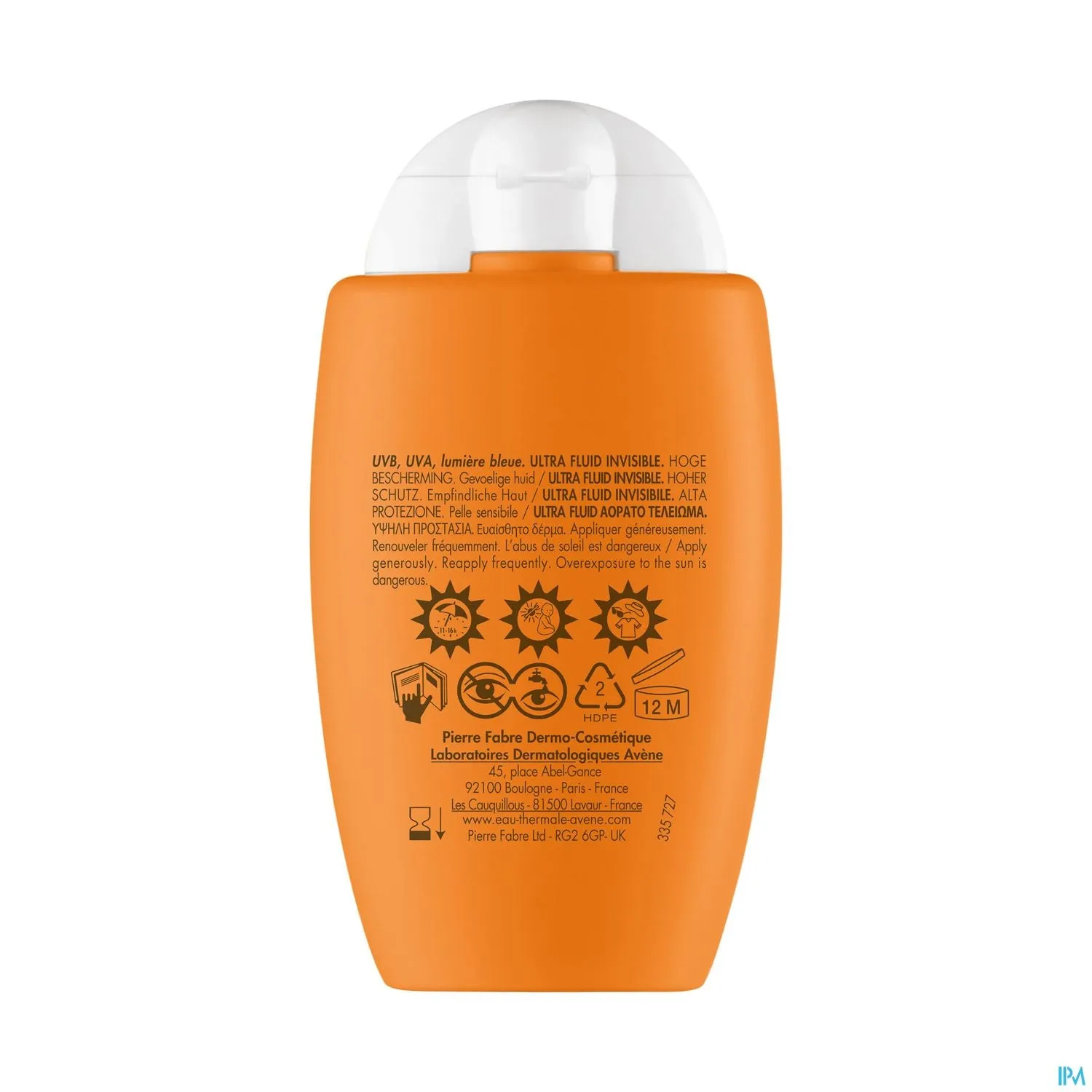 Avene ULTRA FLUID INVISIBLE Thermaal bronwater