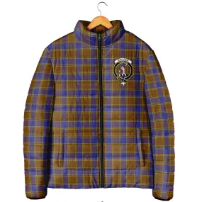 Balfour Tartan Padded Jacket with Family Crest