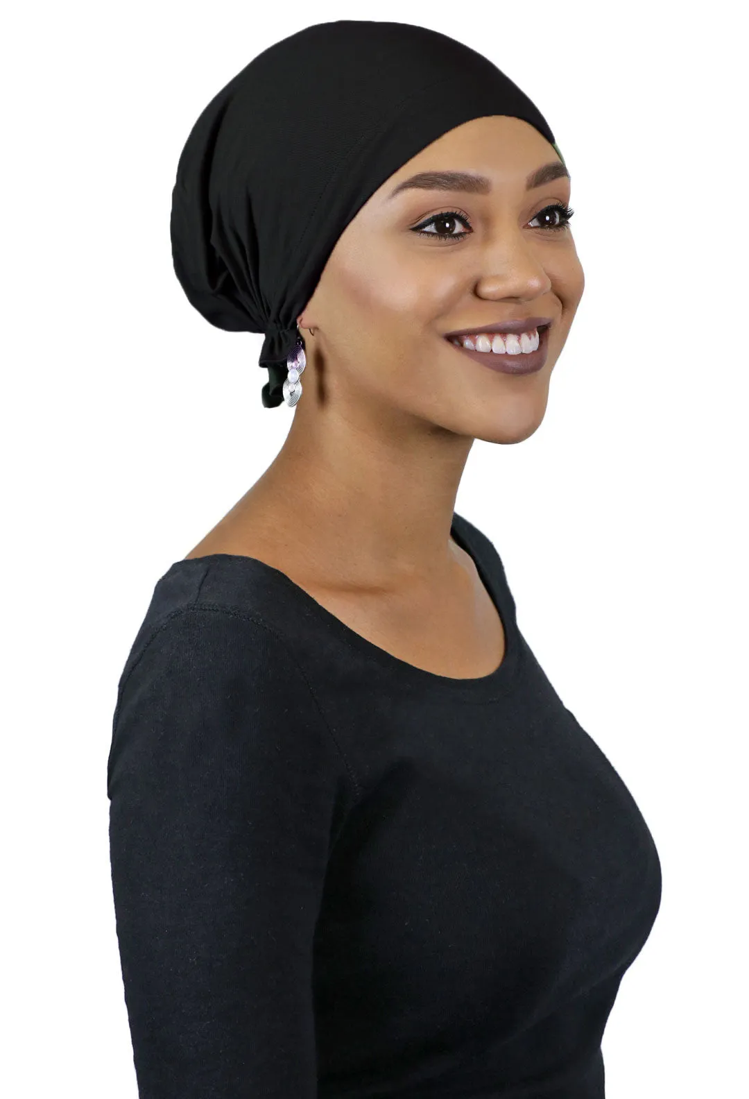 Bamboo Celeste Headscarf Pre Tied Chemo Headwear 50  UPF Sun Protection