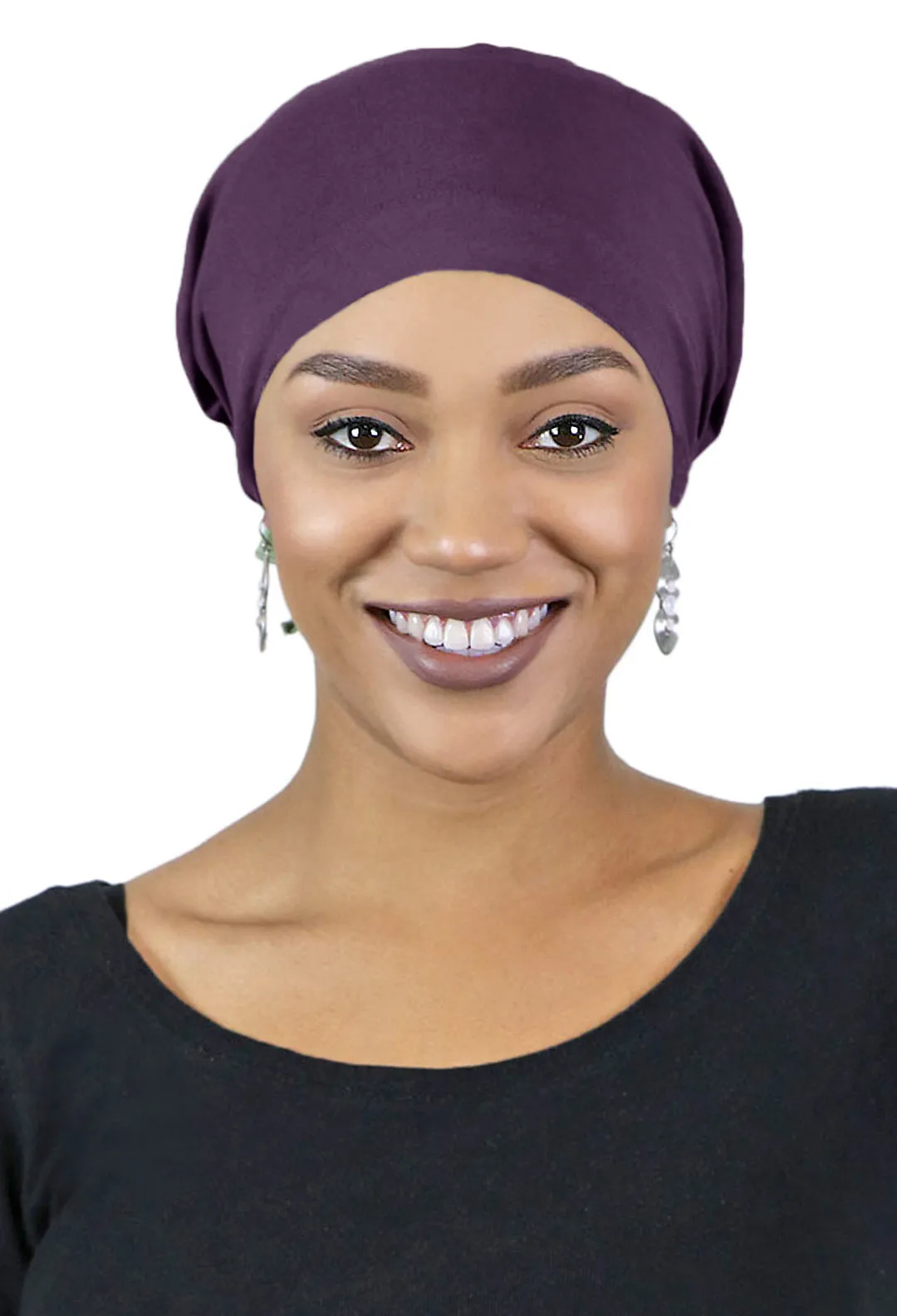 Bamboo Celeste Headscarf Pre Tied Chemo Headwear 50  UPF Sun Protection