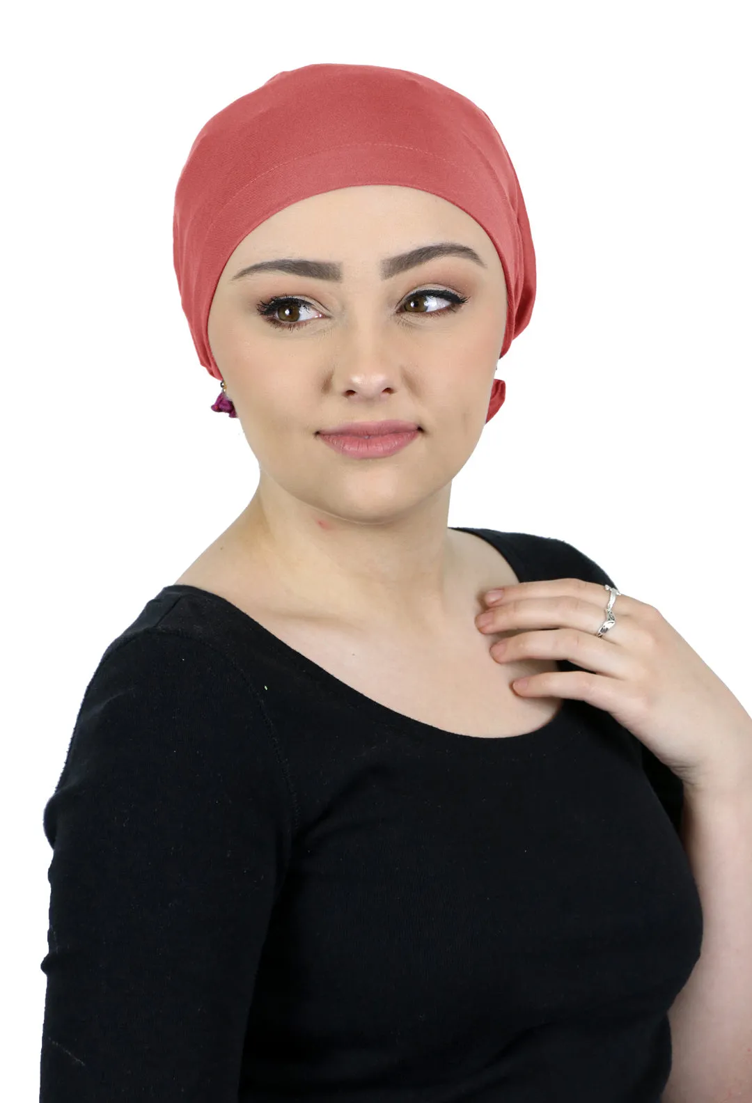 Bamboo Celeste Headscarf Pre Tied Chemo Headwear 50  UPF Sun Protection