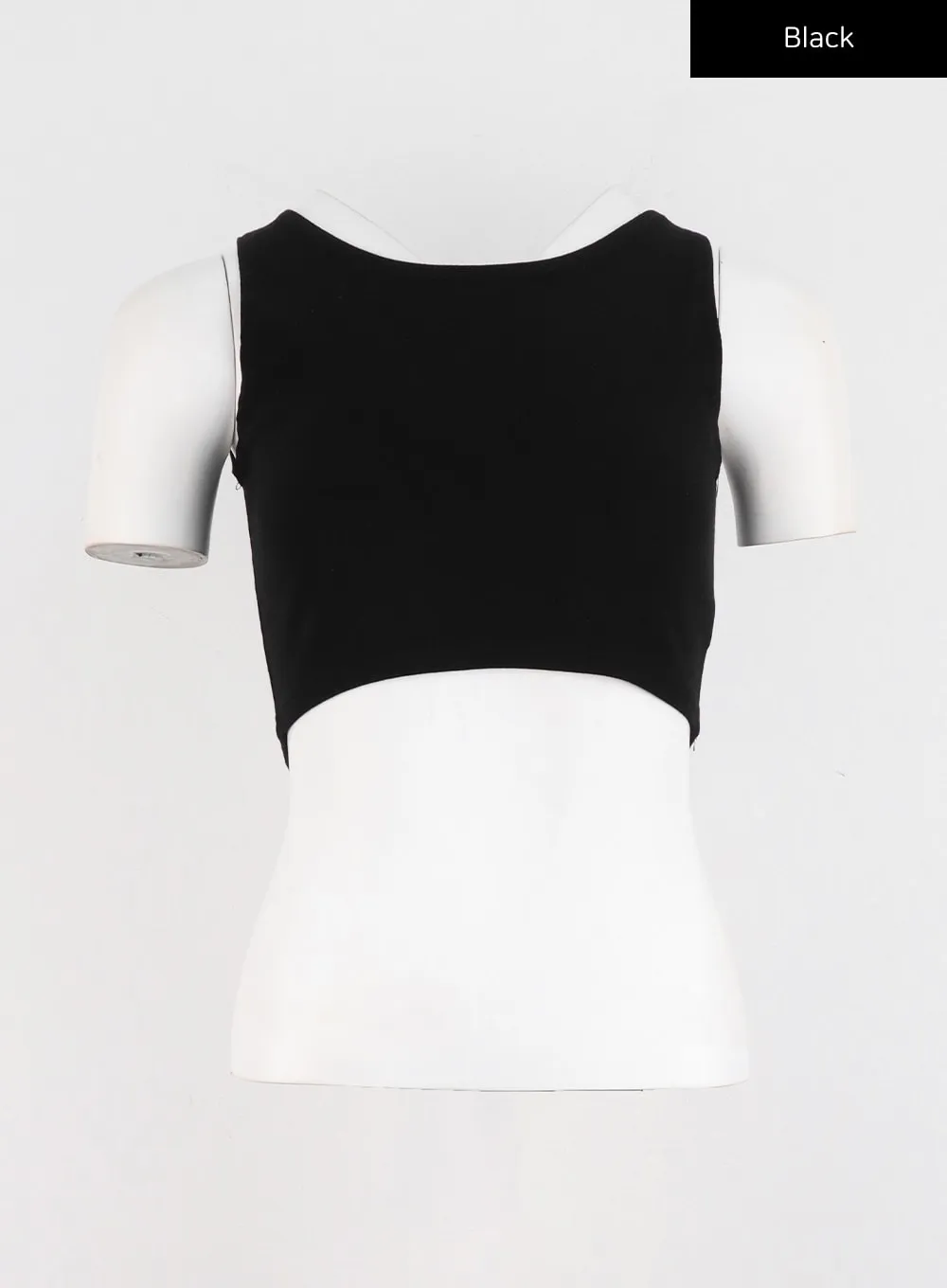 Basic Sleeveless Crop Top IO326