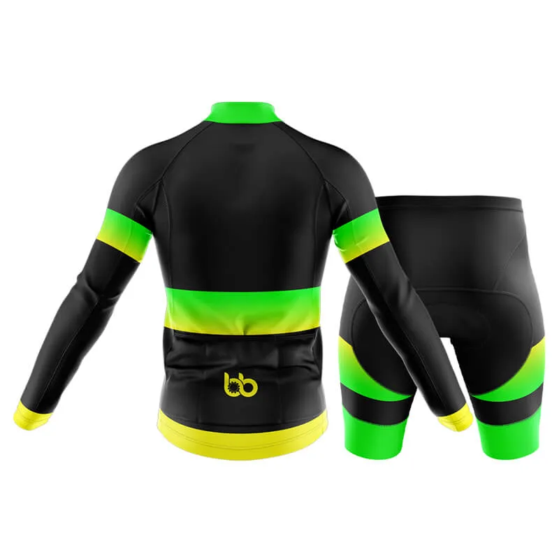 BB Gradient Club Cycling Kit (Green-Yellow)