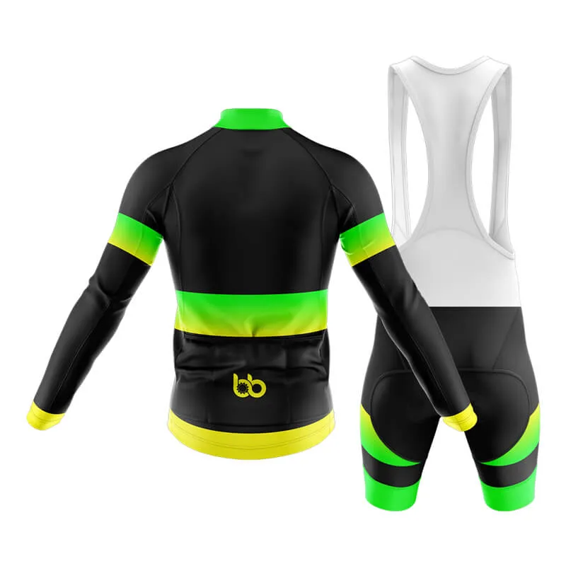 BB Gradient Club Cycling Kit (Green-Yellow)