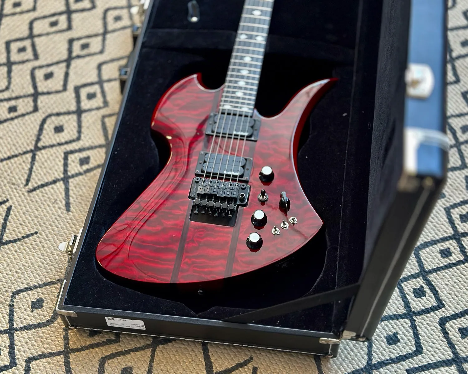 BC Rich Mockingbird - Transparent Black Cherry