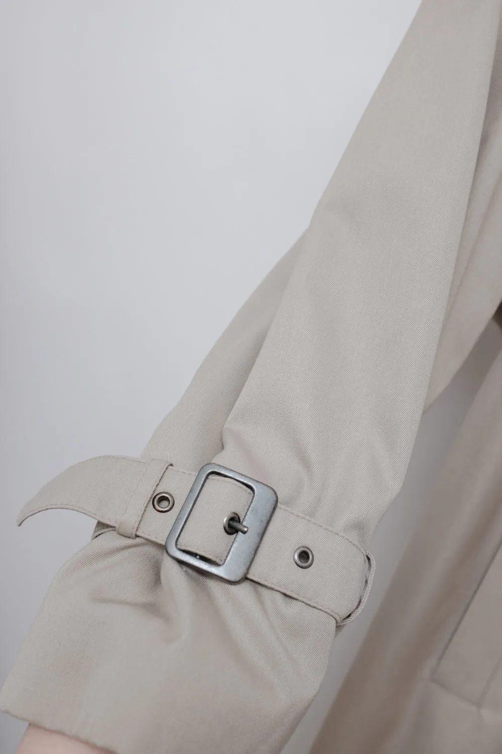 BEIGE CLASSY VINTAGE TRENCH COAT