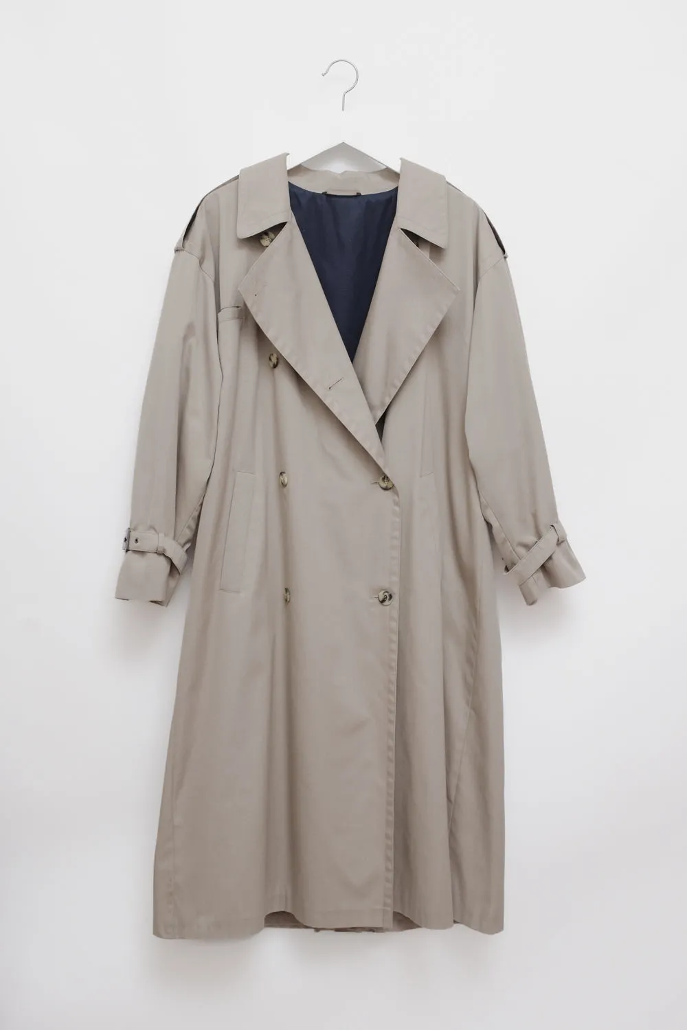 BEIGE CLASSY VINTAGE TRENCH COAT