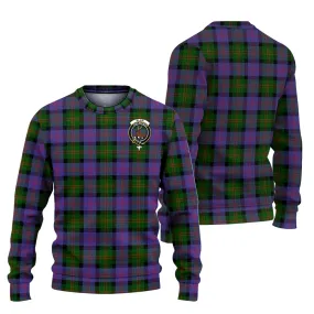 Blair Modern Tartan Ugly Sweater with Family Crest