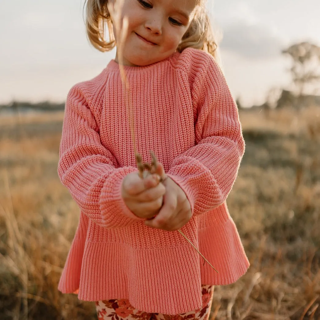 Bubblegum Chunky Knit Sweater