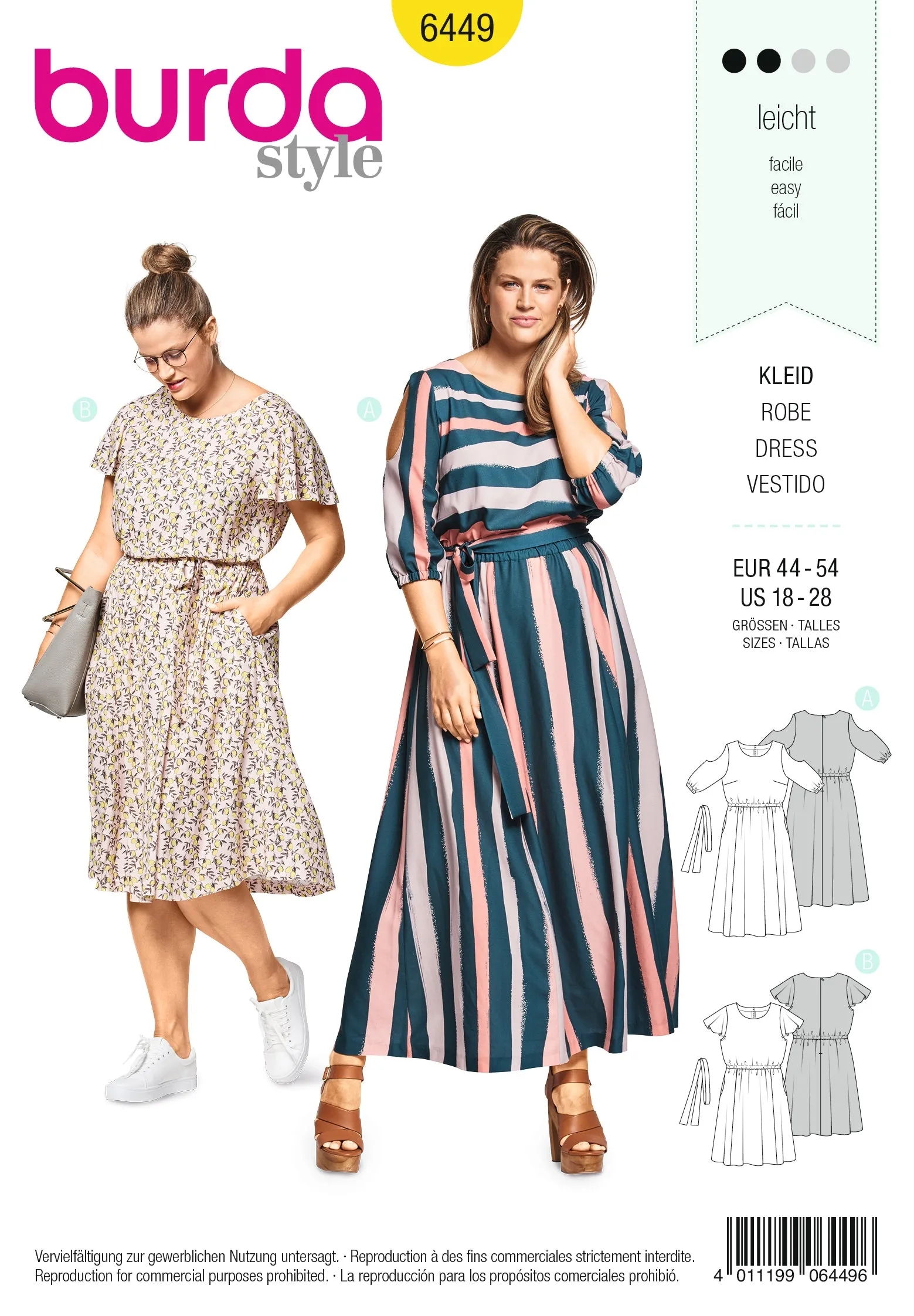 Burda Dresses 6449