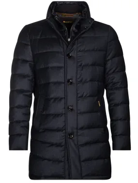 Calegari Padded Coat With Insert Blue Grey