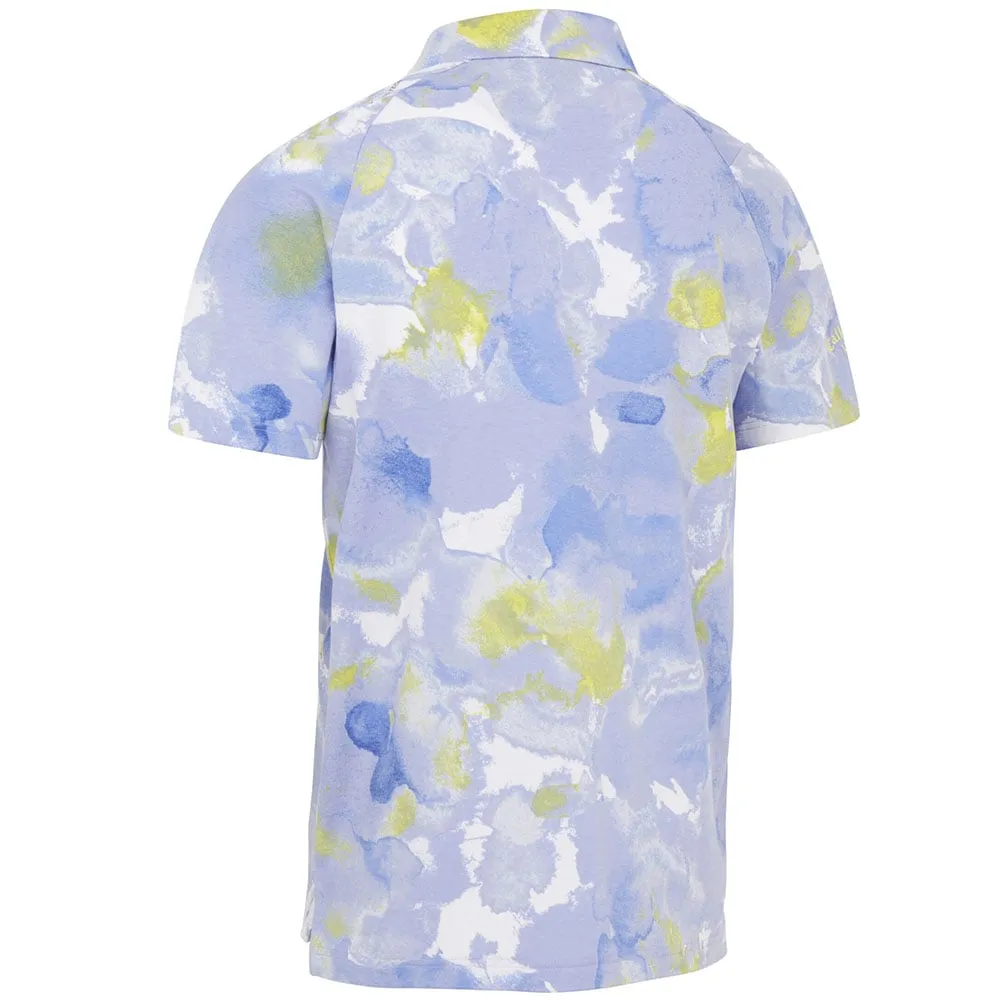 Callaway Thermal Dye Print Polo Shirt - Mazarine Blue