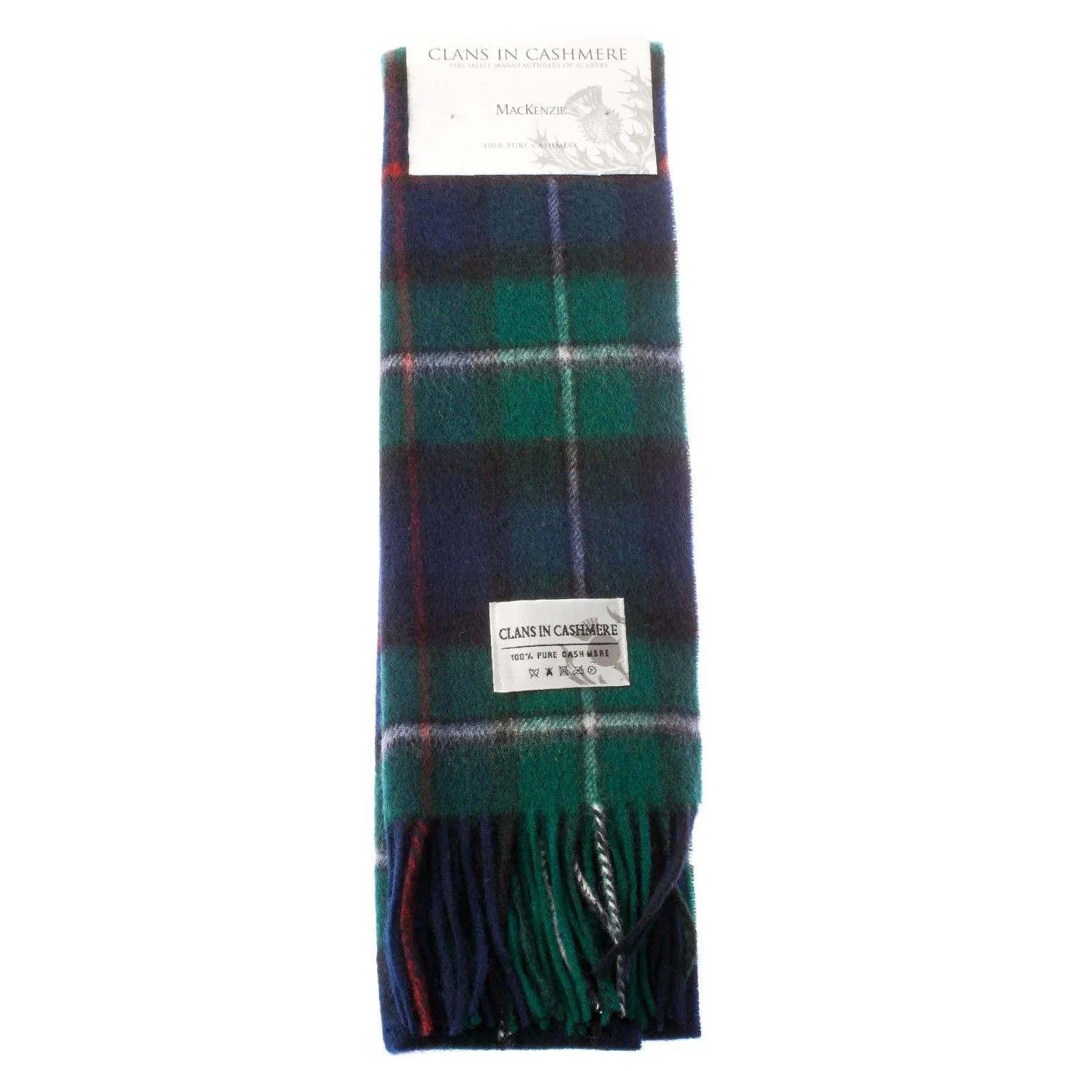 Cashmere Scottish Tartan Clan Scarf  Mackenzie