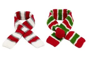 Christmas - Holiday Hand Knitted Scarf - 2 Color Options