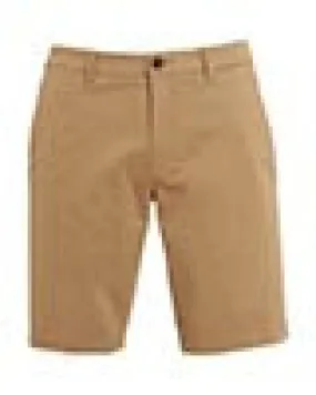 Clah pleated twill shorts