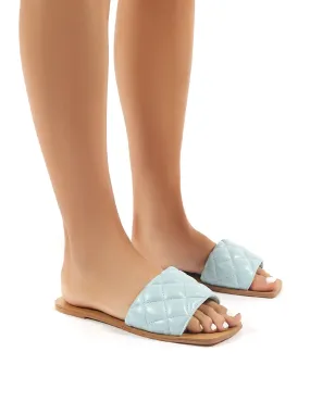 Cloud Blue Slider Sandal