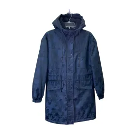 Coat Parka By Avec Les Filles In Black & Blue, Size:Xs