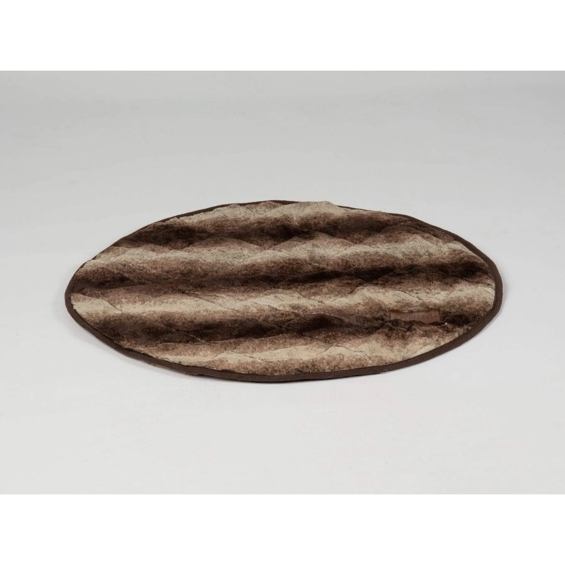 Collared Creatures - Luxury Brown Faux Fur Deluxe Cocoon Dog Blanket